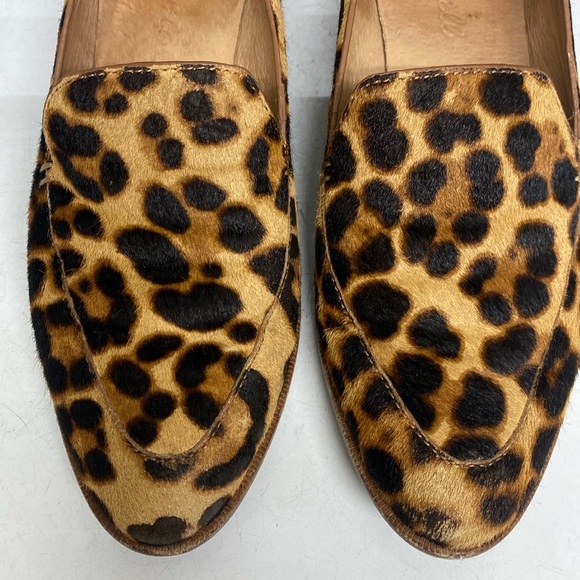 Madewell Animal Print Fur Loafer Shoes Size 6 - Picture 4 of 17